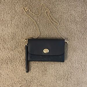 Coach clutch - navy